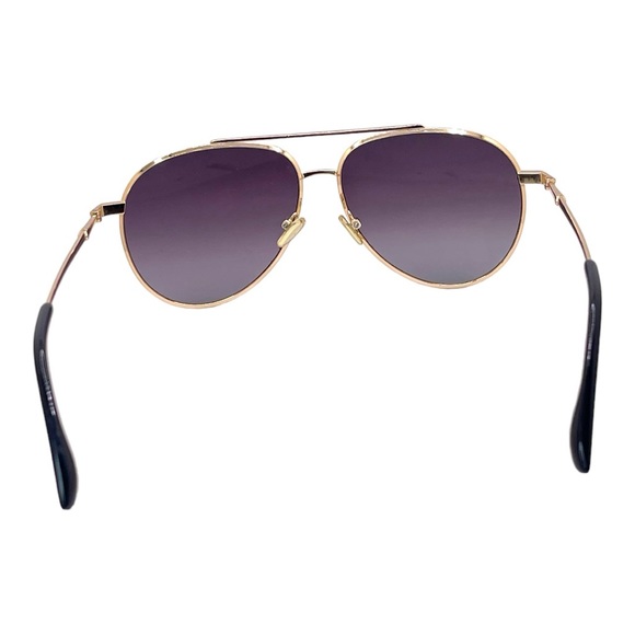 Gold Aviators Polarized Gradient Purple Lenses UNISEX - Picture 6 of 9